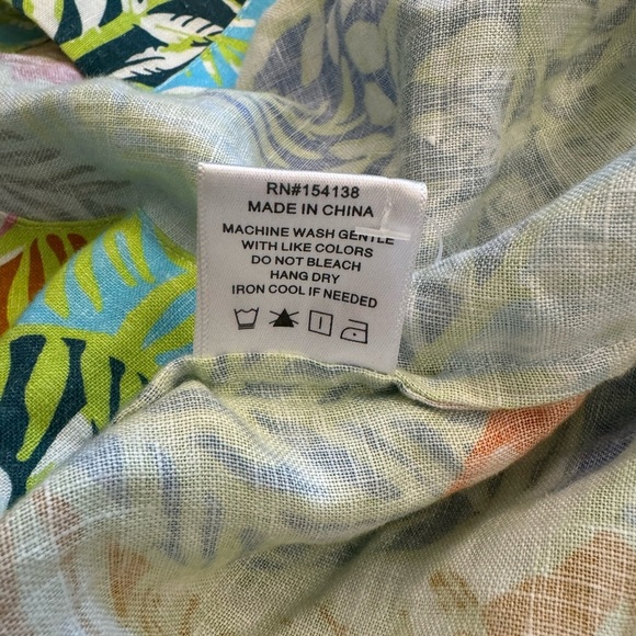 STAUD
Vincent Linen Long Sleeve Tunic In Capri M - Picture 14 of 14